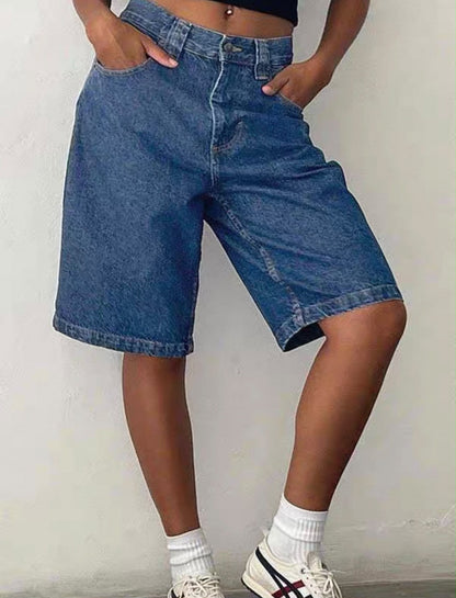 Retro Baggy Denim Jorts