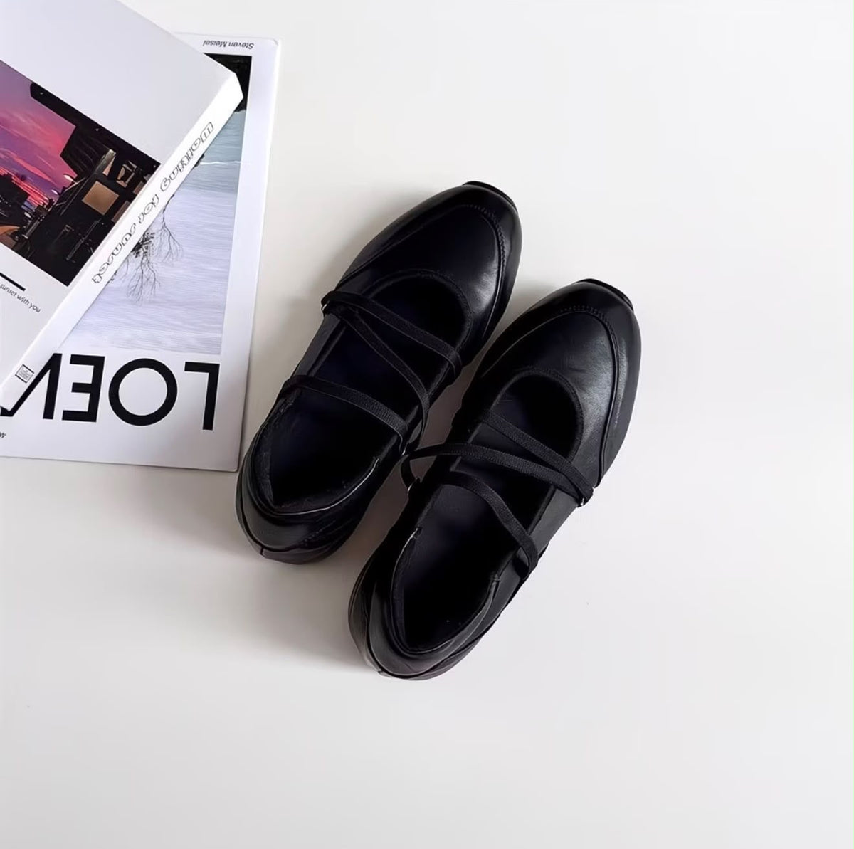 Balletcore Cross-Strap Sports Ballet Pumps