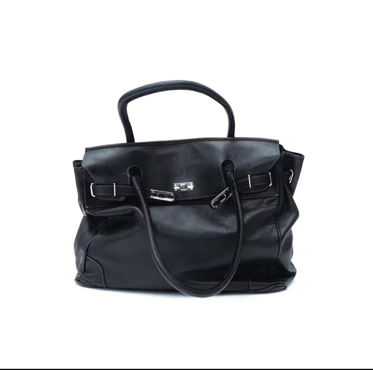 Slouchy Leather Tote Bag