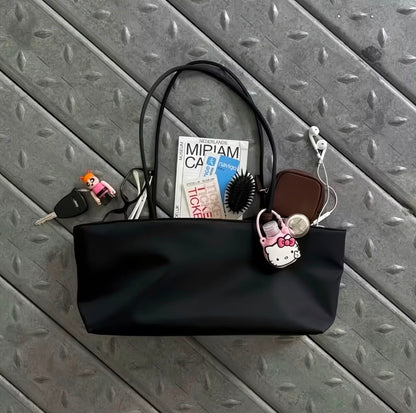 Nylon Baguette Bag