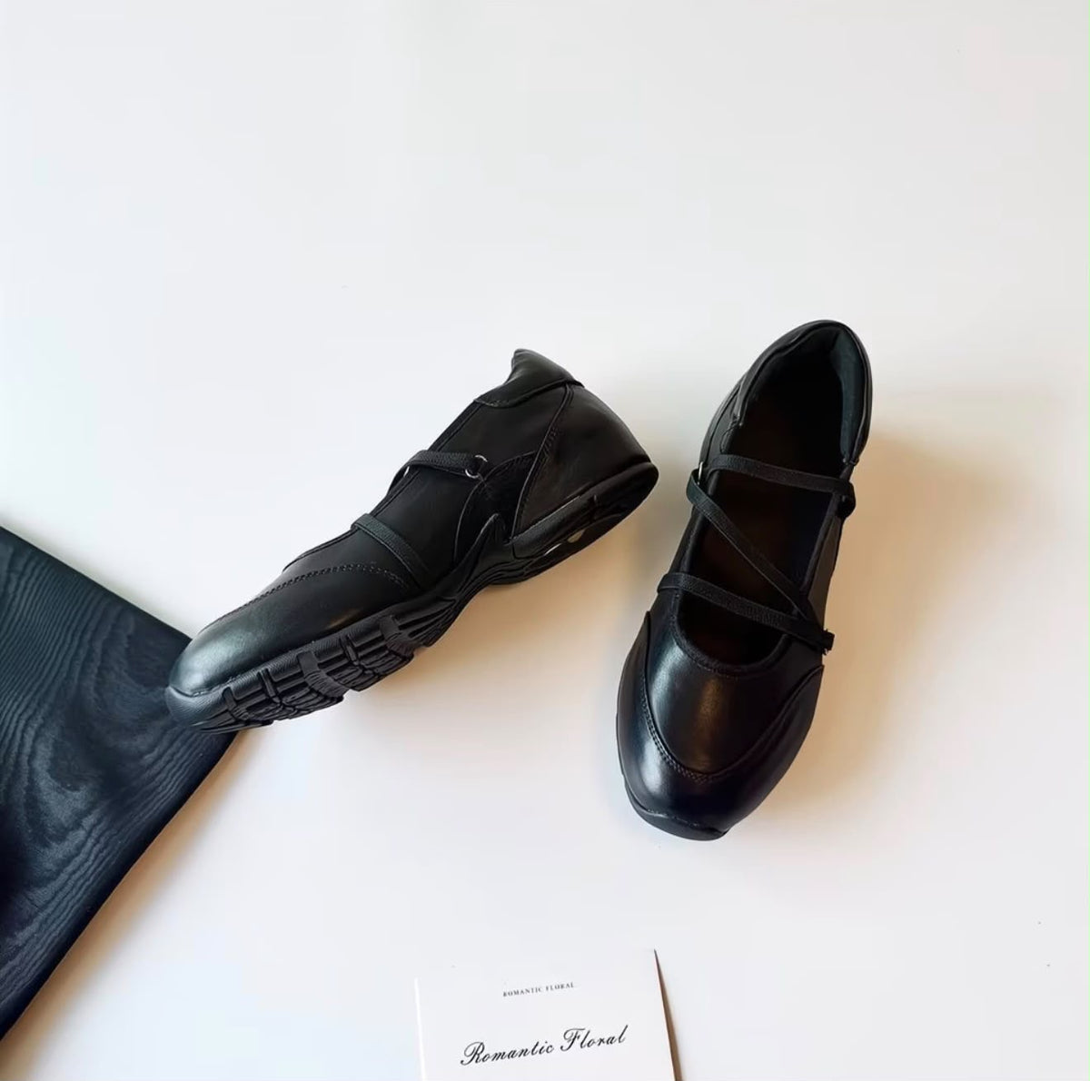 Balletcore Cross-Strap Sports Ballet Pumps