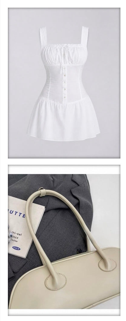 【It-Girl Look】Mini Skirt & Handbag Set