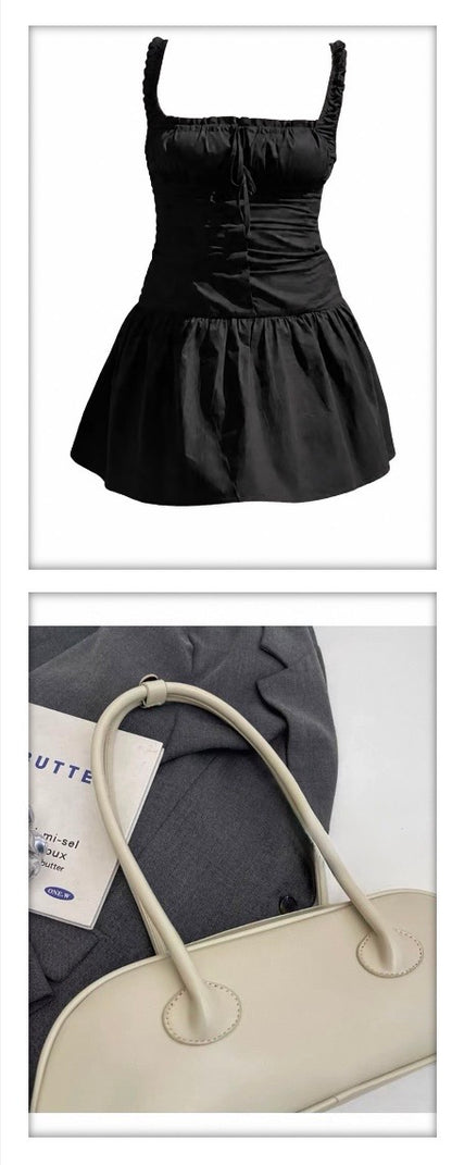 【It-Girl Look】Mini Skirt & Handbag Set