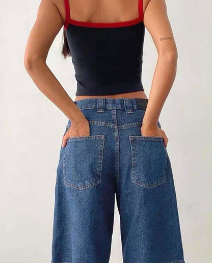 Retro Baggy Denim Jorts