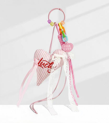 Balletcore Lace Bow Bag Charm