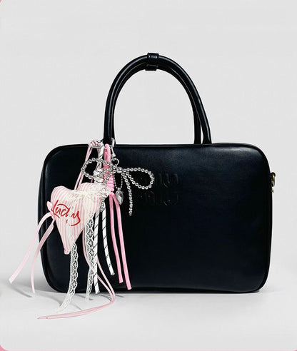 Balletcore Lace Bow Bag Charm