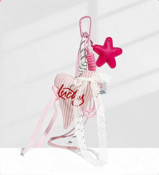 Balletcore Lace Bow Bag Charm